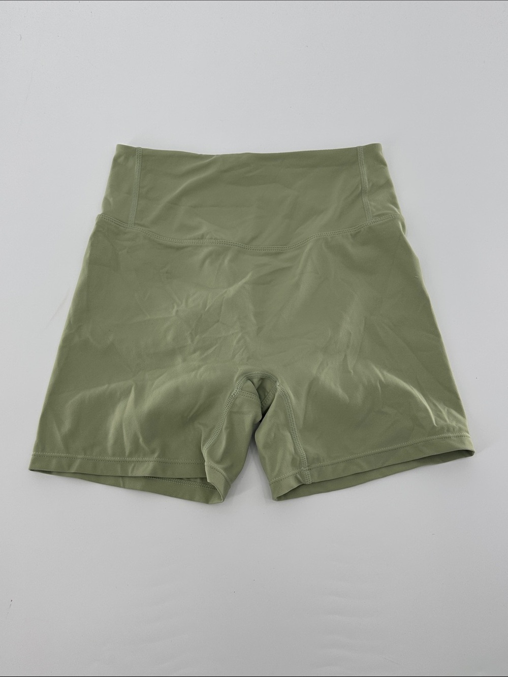 lululemon athletica High-Rise Olive Green Athletic Bike Shorts